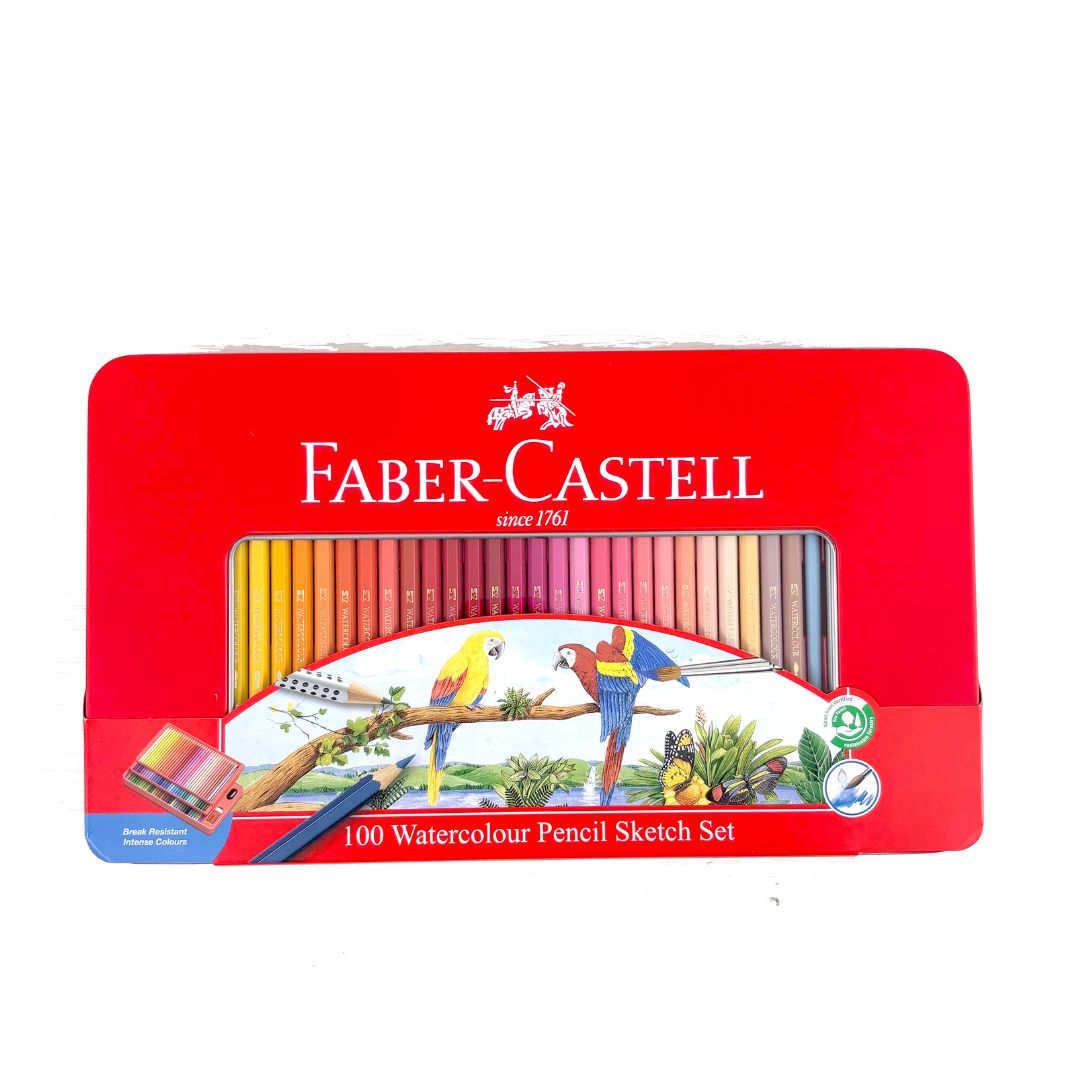 100 Watercolour Pencil Sketch Set